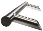 Front door pull handle stainless steel, "Vanessa", handle, with 45° angled supports