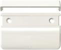 Balcony door handle, rectangular door handle, exterior use