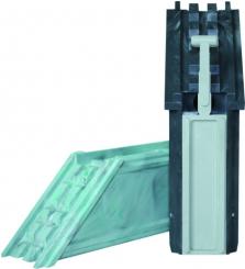 Connettore a saldare ad angolo MEV per vari profili 