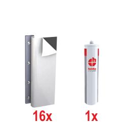 Set di flange di collegamento 200x300 mm ( 1 pz ) 