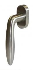 Window handle Madeleine, made of stainless steel 40x10 mm ( 1 ST ) 
