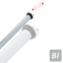 Motore tubolare a batteria, regolazione elettronica del finecorsa, 2 Nm con adattatore per rullo tondo da 50 mm, BI ( 1 pz ) 