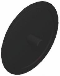 Capsula di copertura per viti con testa forata, marrone RAL 8019 2.5x15 ( 500 pz ) graubraun, RAL 8019