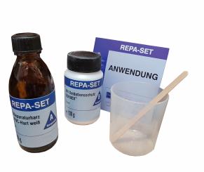 Set di riparazione per PVC rigido bianco ( 1 pz ) 