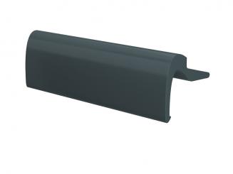 aluminium balcony door handle for outdoor areas, hidden screws, anthrazite, RAL 7016 75x23 mm ( 36 ST ) anthrazit, RAL 7016 | ohne Schrauben