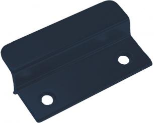 aluminium balcony door handle for outdoor areas, anthracite RAL 7016 66x40x2,7 mm ( 25 ST ) anthrazit RAL 7016 | ohne Schrauben