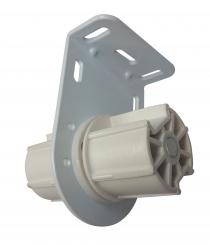 Supporto articolato per il collegamento di 2 tende avvolgibili, albero 50 mm, 180° ( 1 pz ) 50 mm