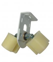 Supporto articolato per il collegamento di 2 tende avvolgibili, albero 50 mm, 90° ( 1 pz ) 50 mm