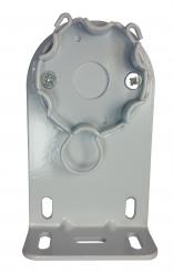 Motor bracket for tubular motors with clippable motor head, powder coated white 75 x 130 mm ( 1 ST ) 75 x 130 mm | Clipsmotor & Walzenkapsel