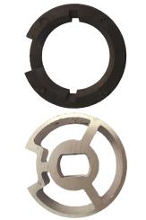 Set adattatore, albero 50 mm per tende avvolgibili, colore nero ( 1 SET ) 50 mm | 35 mm