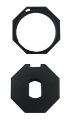 Set adattatore, albero ottogonale 40mm, per motori Ø 35 ( 1 SET ) 40 mm | 35 mm