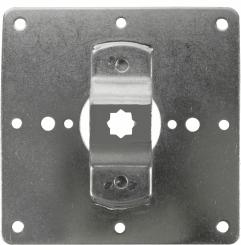 Prefabricated bracket for tubular motors with 10 mm square shaft, for roller shutter boxes from Kömmerling / Veka ( 1 ST ) 