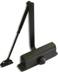 door closer with rod, adjustable closing force 1-4, brown 182x41x60mm ( 1 ST ) 