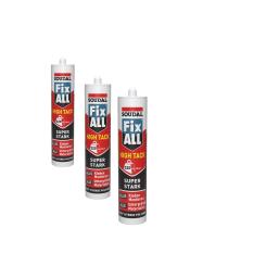 Adesivo sigillante ibrido, Fix All High Tack, diversi colori 