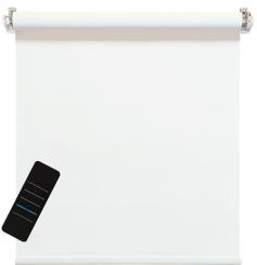 Tenda avvolgibile elettrica con motore a batteria e trasmettitore, diversi colori e dimensioni 