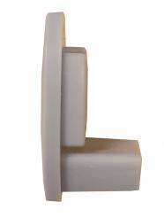 Capsula per terminale guida tenda Rollo, grigia ( 1 pz ) grau