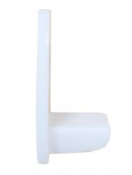 Capsula per terminale guida tenda Rollo, bianca ( 1 pz ) weiß