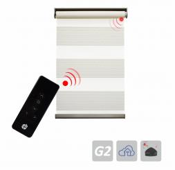 Duo-Rollo elettrico, incluso motore tubolare a batteria ricaricabile, codice colore: 06 550x1600 mm ( 1 pz ) 55 x 160 cm