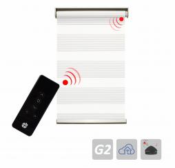 Duo-Rollo elettrico, incluso motore tubolare a batteria ricaricabile, codice colore: 07 550x1600 mm ( 1 pz ) 55 x 160 cm