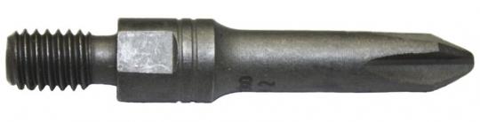 threaded bit M6 for screwing machines, Phillips PH2, length 45 mm, standard 2 x 45 mm 