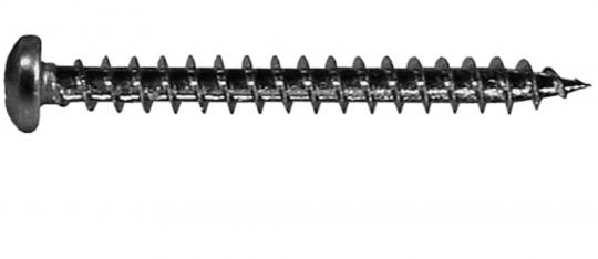 chipboard screw, pan head, cross recess PZ, blue zinc plated 5x50 ( 200 ST ) 5 mm | 50 mm