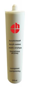 acrylic sealant cartridge, transparent 310 ml ( 15 ST ) transparent