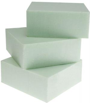 pads for transport made of polystyrene, in bulk, green 40x40x15 mm ( 2790 ST ) 40 x 40 x 15 mm | Polystrol